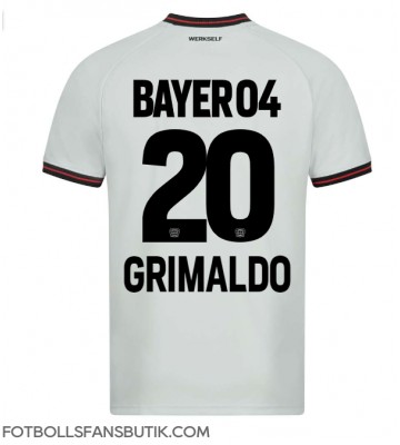 Bayer Leverkusen Alejandro Grimaldo #20 Replika Bortatröja 2023-24 Kortärmad